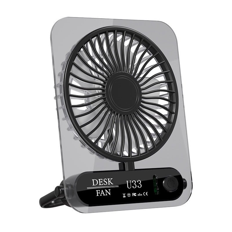 Harrow Compact Desktop Cooling Fan Adjustable Speed Quiet Operation Energy Efficient