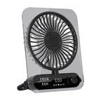 Compact Desktop Cooling Fan Quiet Adjustable Speed Space-Saving Design