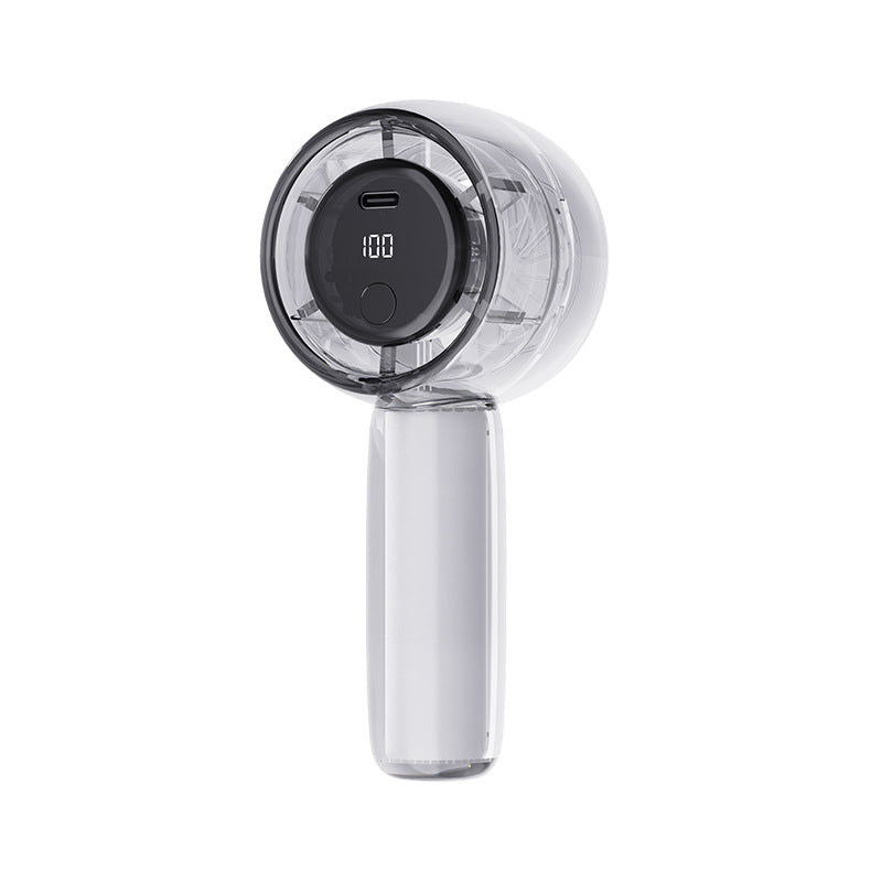 Handheld Mist Fan Rechargeable Portable Personal Cooling Fan with Adjustable Speeds and Digital Display