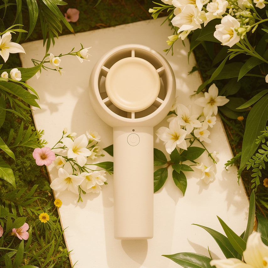 Portable USB Rechargechargeable Handheld Fan Compact Lightweight with Multiple Speeds