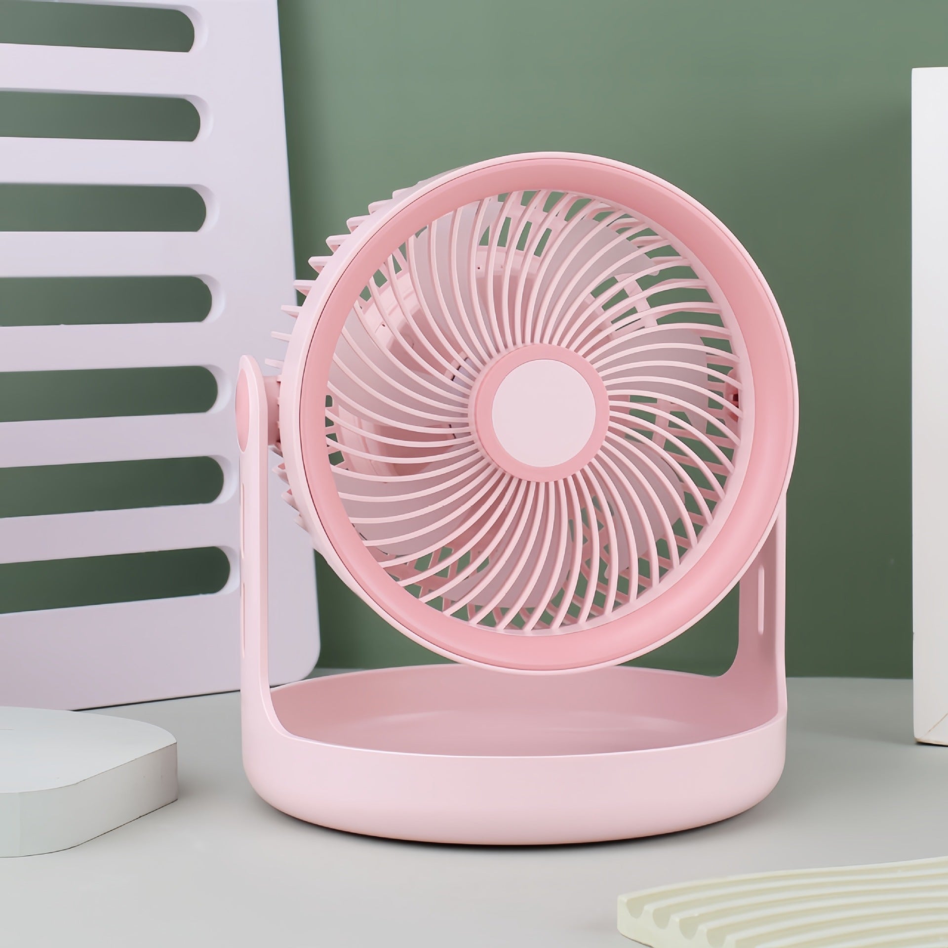 Portable USB Desk Fan with Adjustable Head Compact Lightweight Personal Cooling