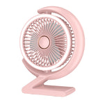 Table Fan Quiet Operation Adjustable Tilt Multiple Speeds for Home Office