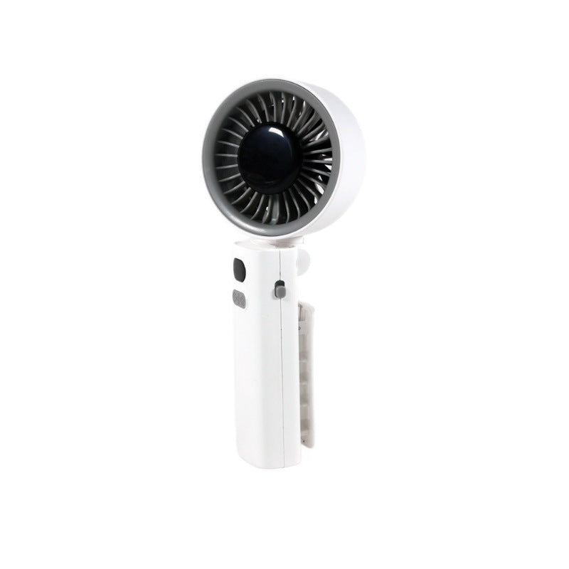 Ergonomic Portable Handheld Cooling Fan Rechargeable Lightweight with Multiple Speeds