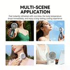 Portable Fan for Women 20100mAh Battery 199 Speed Levels Digital Display