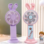 Portable USB Handheld Fan Lightweight Ergonomic Animal Design Cute Personal Cooling Fan