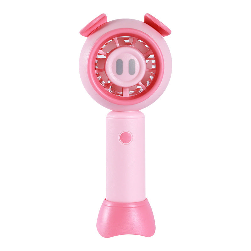 Portable Hand Fan for Women Cute Animal Design Lightweight Quiet Operation Battery Powered