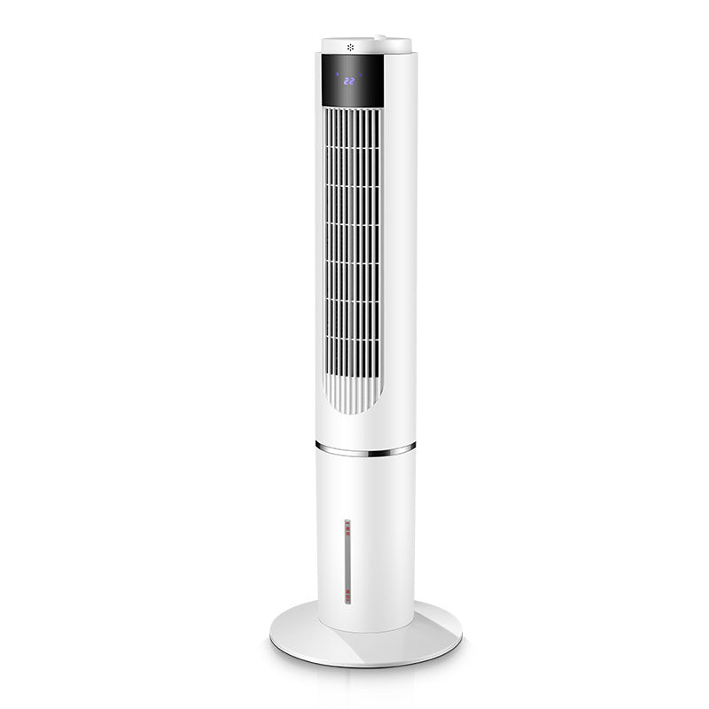 Tower Fan with Integrated Humidifier 4L Water Tank Quiet Operation Adjustable Speed Compact Design