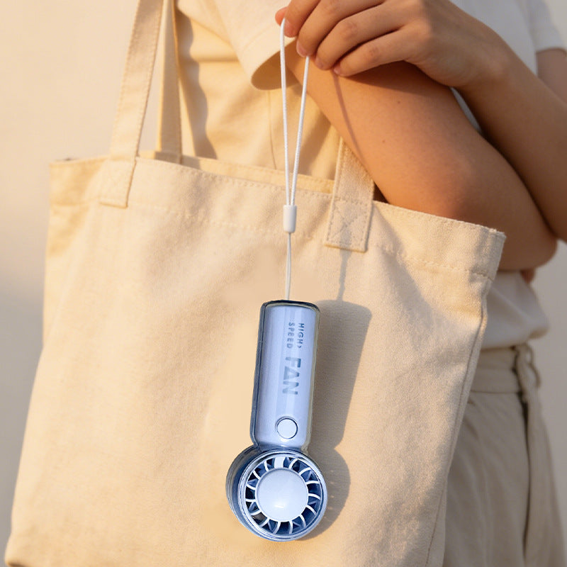 Portable Handheld Fan High-Capacity Rechargeable Battery Multiple Speeds Compact Design