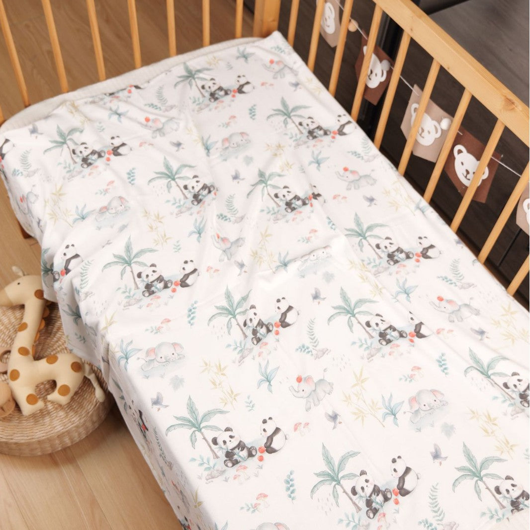 Bowlift Baby Sleeping Bag 100% Breathable Cotton Animal Design Safe Fit Crib Stroller Blanket