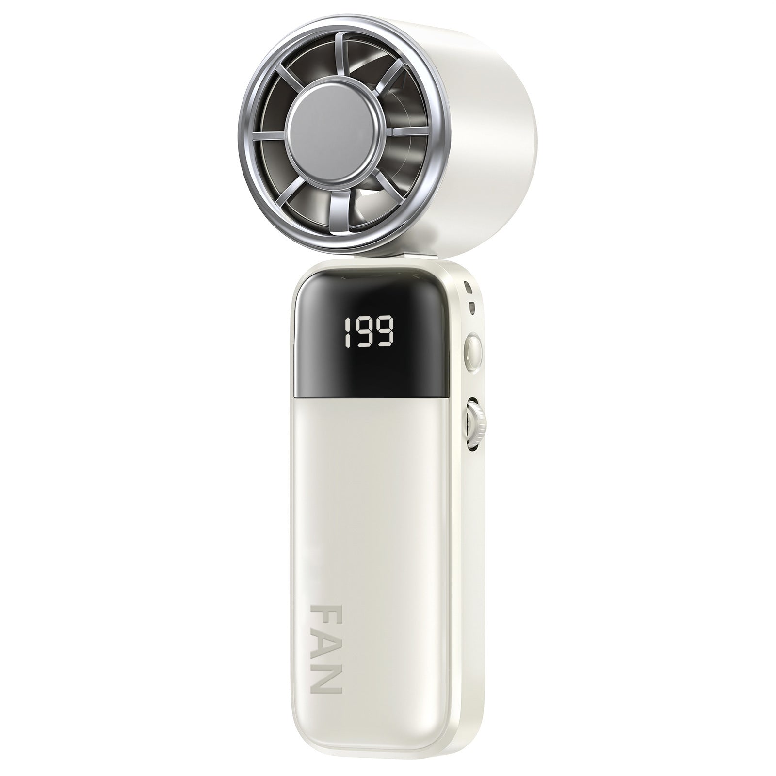 Portable Mini Fan with Digital Thermostat Battery-Powered Lightweight