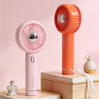Portable USB Hand Fan for Women with Ergonomic Grip and Variable Speed Control Compact Personal Cooling