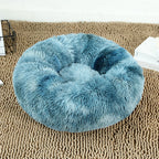 Fluffy Dog Bed Hypoallergenic Soft Round Non-Slip Machine Washable