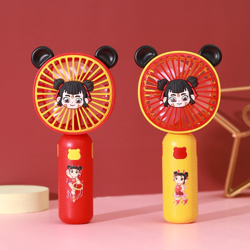 Ladies Portable Handheld Fan Lightweight Quiet Operation Creative Design for Travel and Outdoor Use