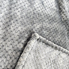 Brehn Women's Cozy Waffle Texture Blanket Soft Microfiber Throw for Living Room Bedroom