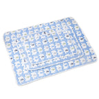 Non-Slip Pet Cushion Soft Cozy Pillow with Paw Print Pattern