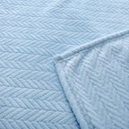Women’s Cozy Reversible Blanket with Cable Pattern Ultra-Soft Warm Throw for Sofa and Bed
