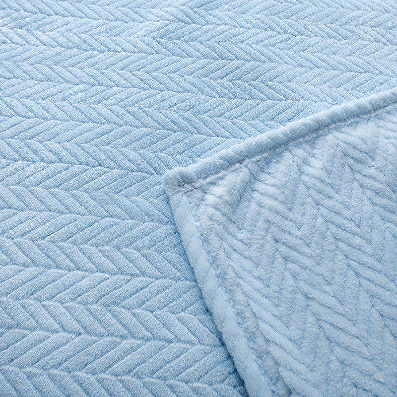 Women’s Cozy Reversible Blanket with Cable Pattern Ultra-Soft Warm Throw for Sofa and Bed