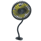 Flexible Car Ventilation Fan with Adjustable Neck Portable Quiet Airflow for Vehicle Cooling