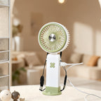 Portable Handheld Fan for Women with Flexible Design USB Rechargeable Compact Lightweight