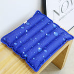 Cooling Seat Cushion with Snowflake Pattern Ergonomic Breathable Comfort Bowlift