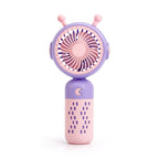 Portable USB Hand Fan Rechargeable Mini Quiet Cat Ear Travel Desk Fan