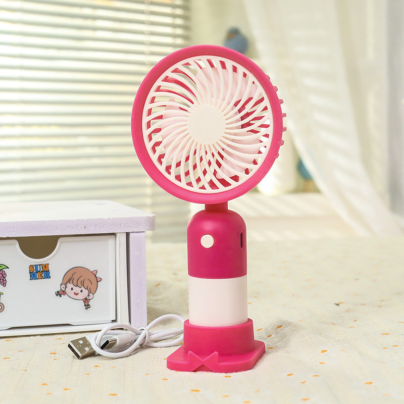 Portable Mini Hand Fan USB Rechargeable Ergonomic Design Lightweight Personal Cooling