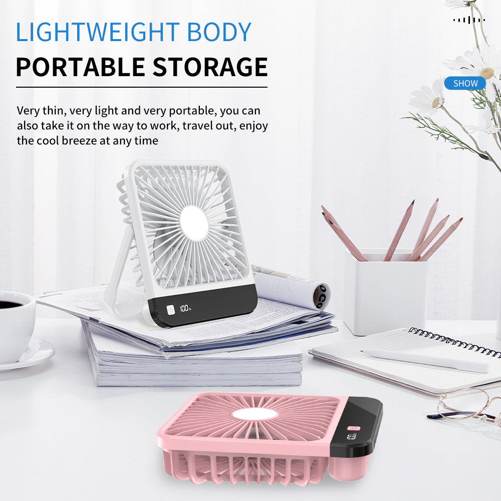 Portable Table Fan Lightweight Quiet Operation Compact Design