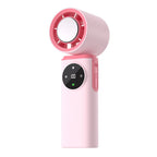 Portable Handheld Fan with LCD Display and Long Battery Life