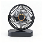 Ladies Table Fan Elegant Design Gold Accent Quiet Operation