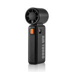 Men's High-Performance Turbo Handheld Fan Portable Rechargeable with LED Display and Multiple Speeds