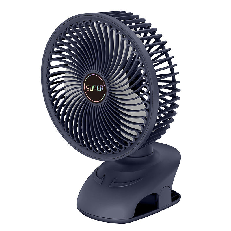 Mini Table Fan Compact Quiet Adjustable Speeds Portable Desk Fan