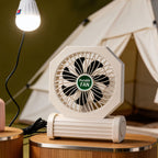 Portable Table Fan with Flexible Tilt USB Powered Compact Lightweight Quiet Design