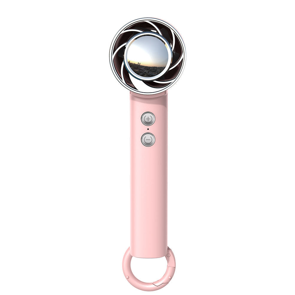 Portable Mini Hand Fan USB Rechargeable Compact Lightweight Personal Cooling Fan with Multiple Speeds