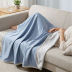 Brehn Ladies Premium Travel Blanket Lightweight Soft Portable with Carry Strap