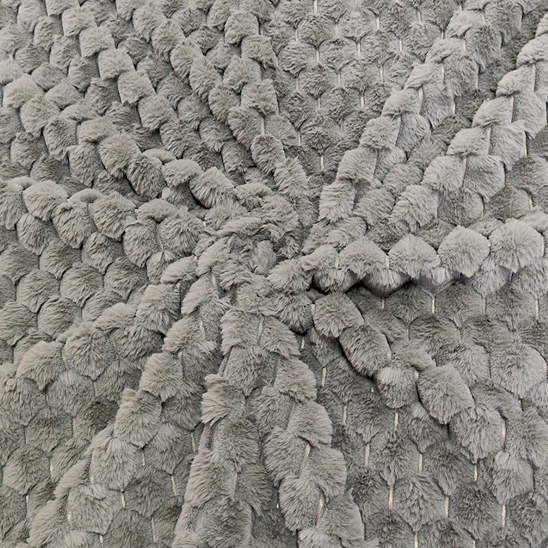 Brehn Women’s Luxury Fleece Blanket Soft Warm Honeycomb Pattern Throw Blanket