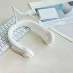 Bladeless Ergonomic Neck Fan Rechargeable Quiet Motor Adjustable Airflow Unisex