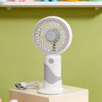 Portable Mini Fan with Flexible Mount USB Connection Compact Personal Cooling for Women