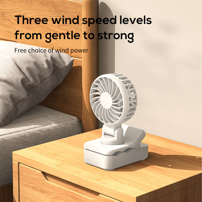 Unisex Mini Table Fan USB Powered Compact Portable Quiet Desk Fan for Home Office Travel