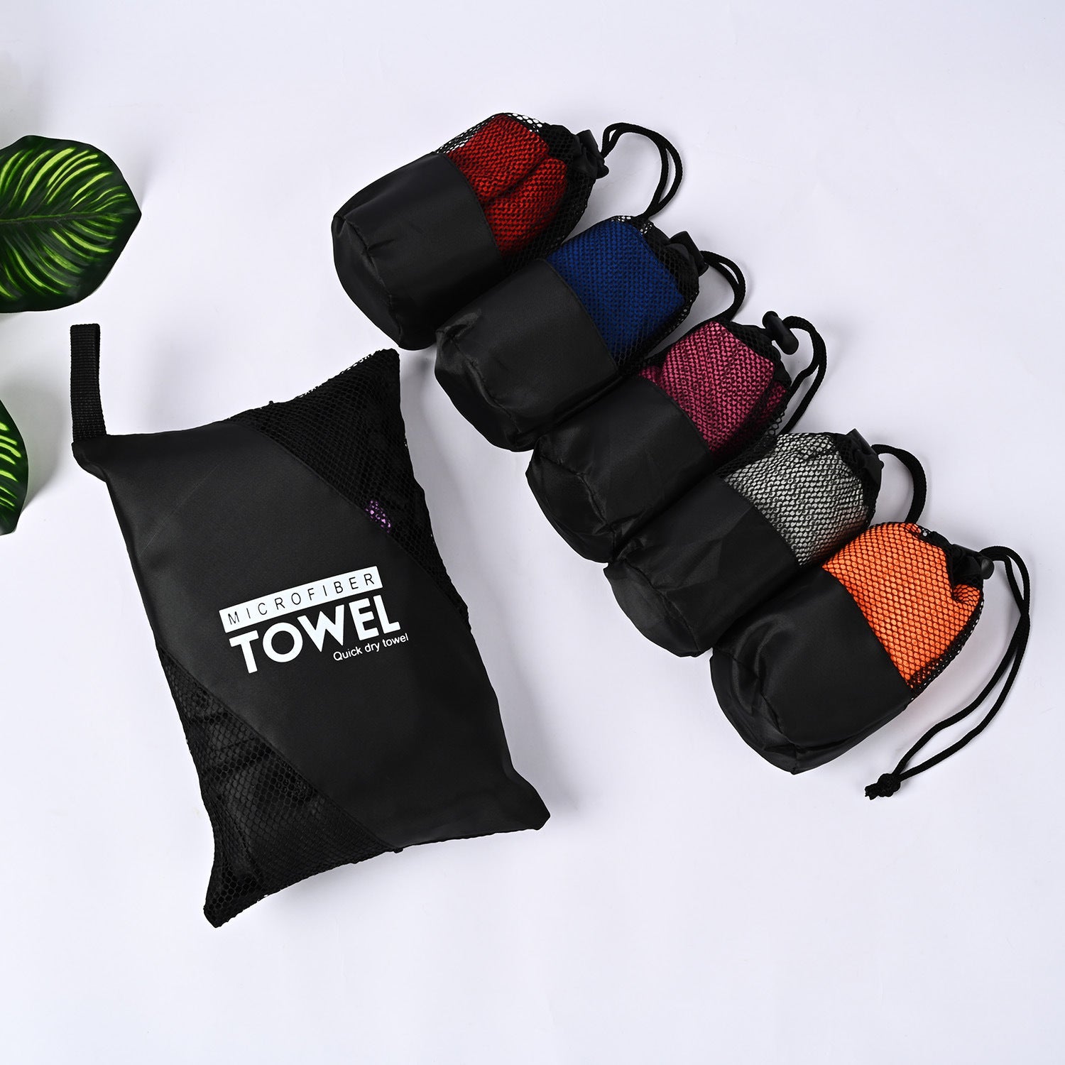 Ladies Multifunctional Microfiber Towel Quick-Dry Breathable Mesh Design