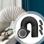 Thermal Insulating Exhaust Hose Sleeve with Elastic Cuff and Adjustable Straps for Portable AC and Dryer
