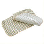 Bowlift Baby Bedding Set 100% Cotton Breathable Duvet and Pillow Check Pattern
