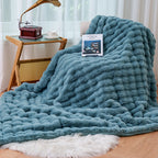Women’s Cozy Luxurious Blanket Soft Warm Velvety Throw for Living Room Bedroom