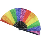 Women's Folding Fan with Creative Drag Motif Lightweight Stylish Accessory