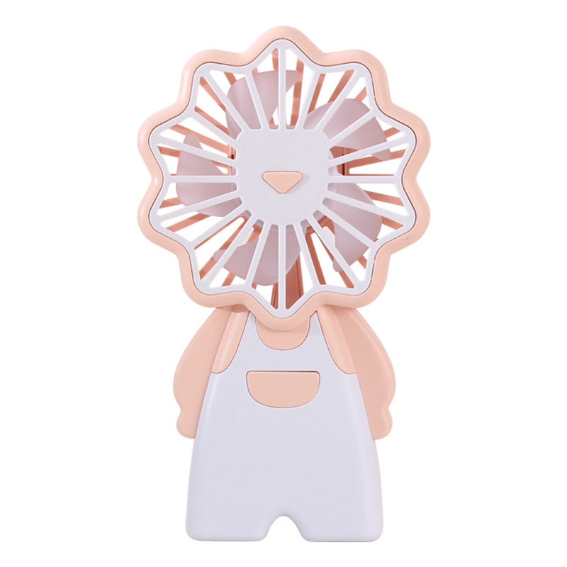 Portable Handheld Fan Animal Design Cute Lightweight Personal Cooling Fan