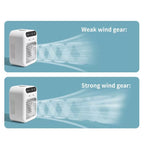 Personal Desktop Evaporative Micro Cooler USB Powered Top-Fill Ice Reservoir Adjustable Air Vents