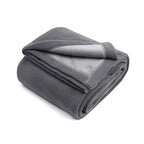 Women's Ultra-Soft Fleece Blanket Harrow Quilted Cozy Throw Blanket Large Size