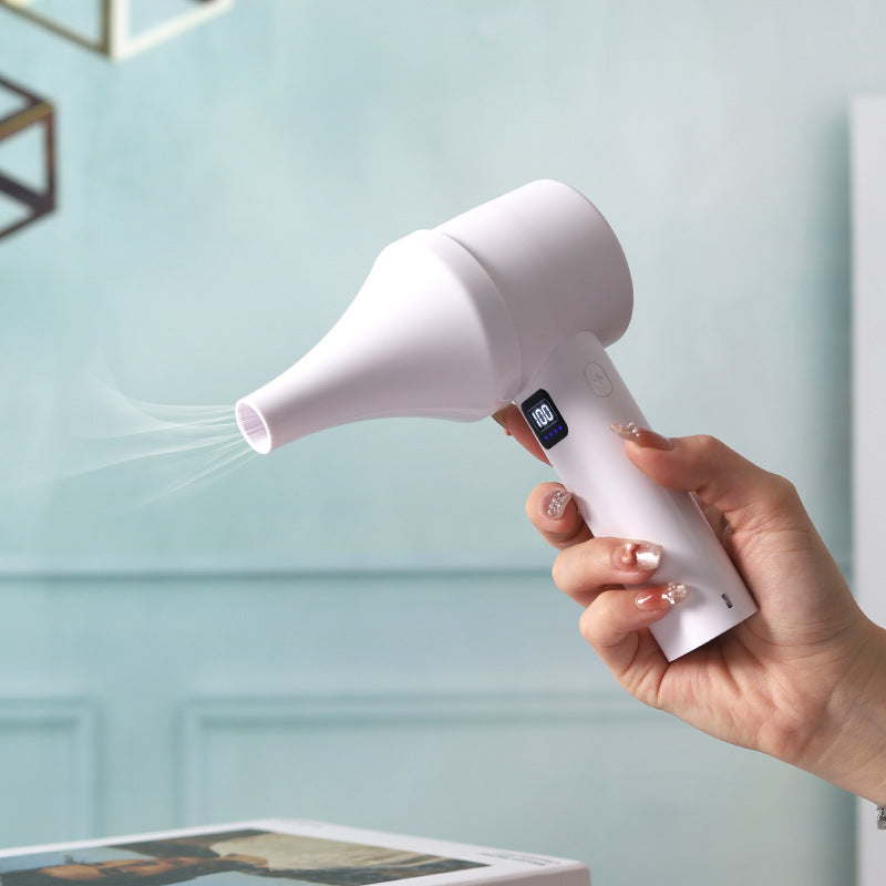 Portable Handheld Fan with LCD Display Multiple Speeds and Humidifier Function