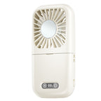 Portable Battery-Operated Air Circulator Fan with LCD Display Compact and Lightweight