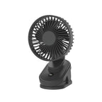 Portable Clip Fan Rechargeable Battery 3 Speeds Lightweight Quiet for Home Office Travel
