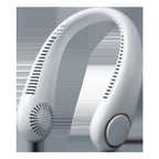 Wearable Neck Fan USB Rechargeable Hands-Free Portable Cooling with Adjustable Speeds